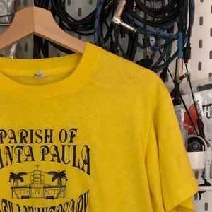 vintage yellow parish shirt